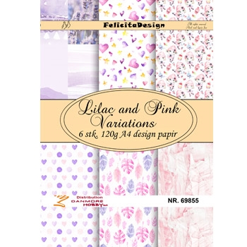 Felicita Design Lilac and pink variations 6 ark A4 120g